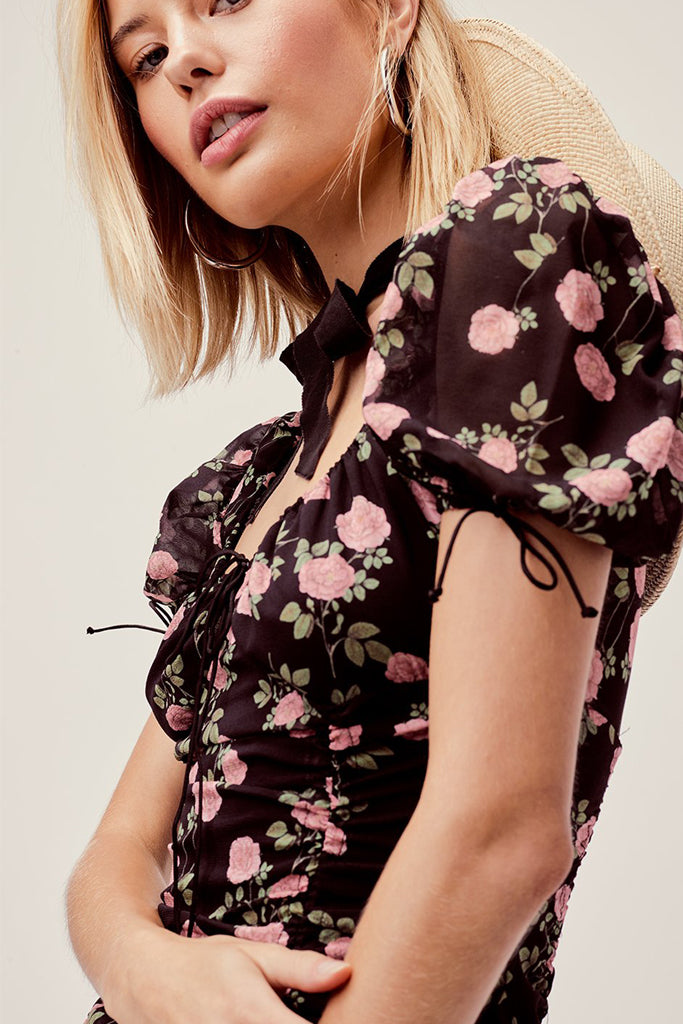 FOR LOVE & LEMONS-BISCOTTI MINI DRESS – Vicky and Lucas