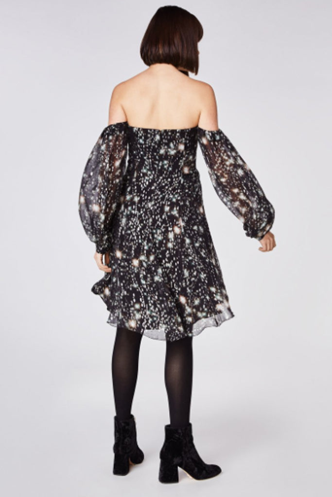 nicole miller off the shoulder dress Nicole Miller Off-the-Shoulder Bodycon Dress