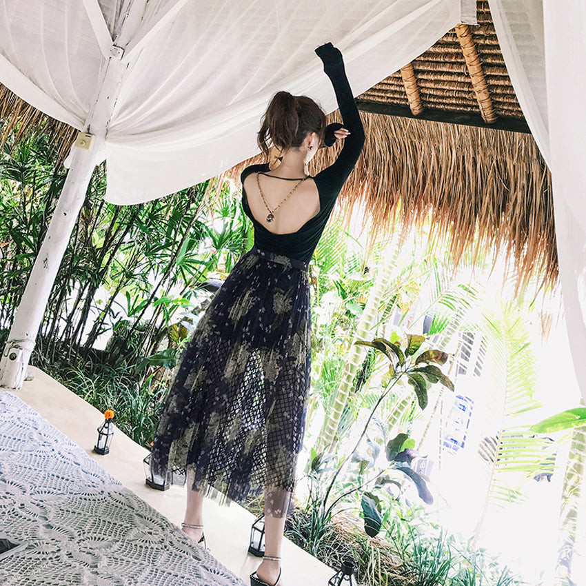 Aviva on Earth -Two-Piece Set: Bottom Shorts and Pleated Skirt – Vicky and  Lucas