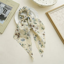 Hair Scrunchies Elastic Hair Bands Hair Scarf Ponytail Cute Colorful Floral Design