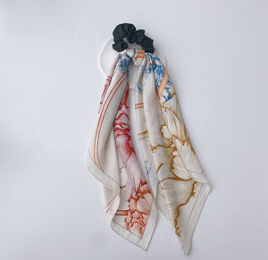 Super big Hair Scarf Scrunchies Ponytail Trendy and Colorful Modern Design in Multicolor