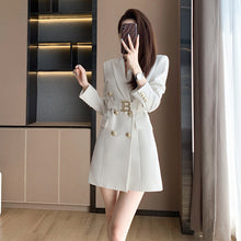 Double-Breasted long-sleeved Dress