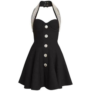 Elegant Black Mini Dress