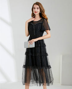 Elegant vintage style mdi A-Line Dress