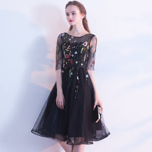 Ladies Mid-length  lace party elegant  dress