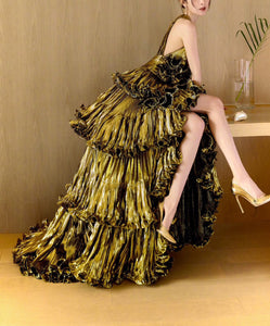 Elegant Evening Formal V-neck Sleeveless Dress