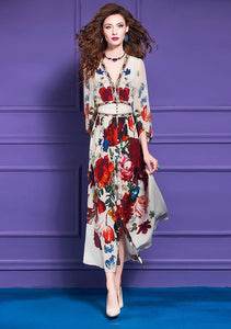 lucas silk dress Ownley