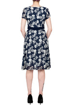 TWO PEARS-Floral A Line Pleated Dress