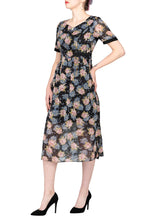 TWO PEARS-Flowy Floral Print Dress