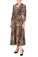 SCANDINAVIA-Leopard Print Dress Coat