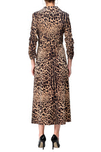 SCANDINAVIA-Leopard Print Dress Coat