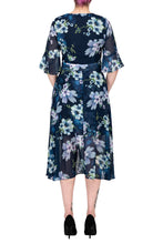 TWO PEARS-Flowy Print Dress with Drawstring