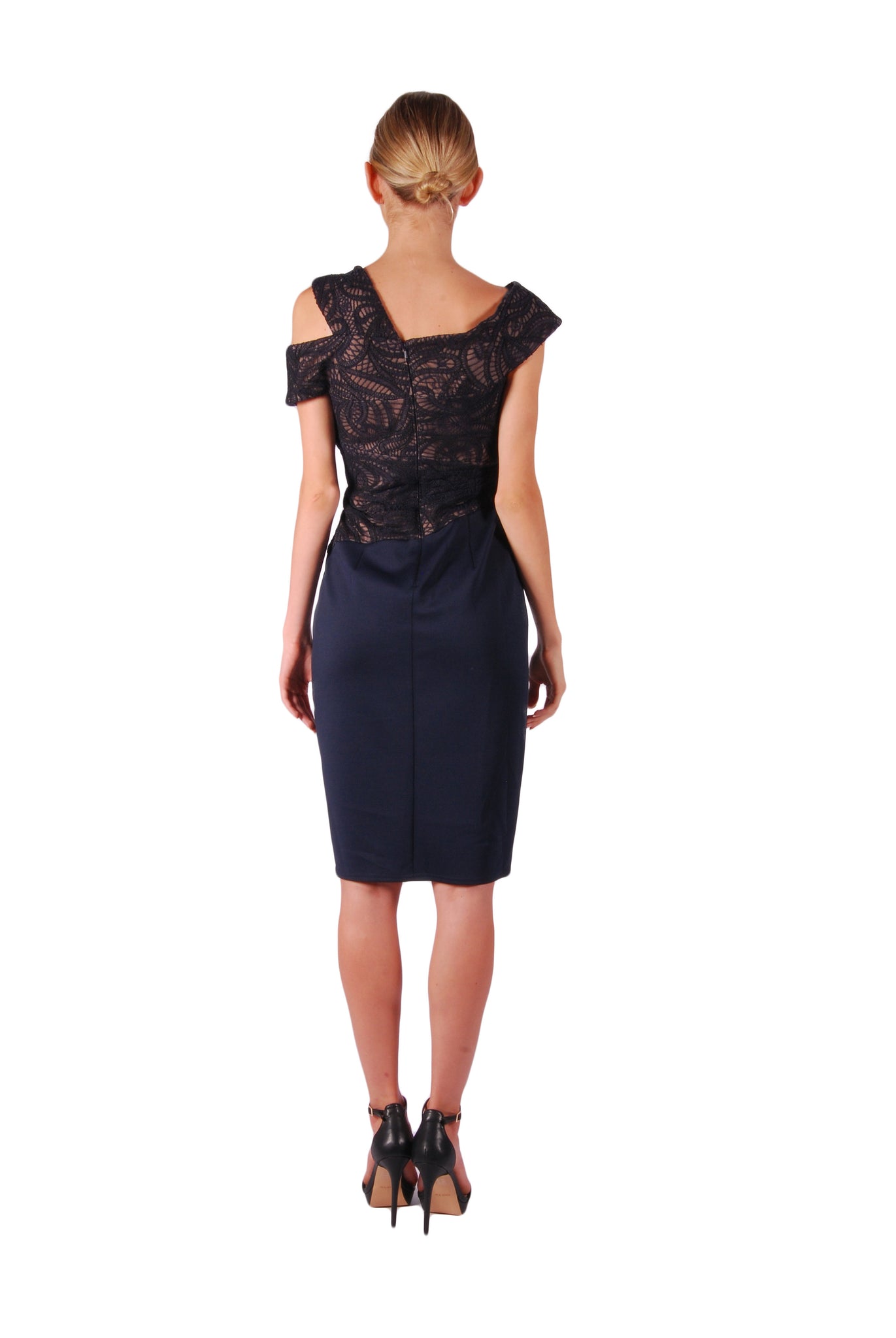 TADASHI SHOJI-MIDI OFF THE SHOULDER ONE SHOULDER DRESS Vicky and Lucas TADASHI SHOJI-MIDI OFF THE SHOULDER ONE SHOULDER DRESS Vicky and Lucas