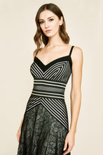 TADASHI SHOJI-PETRI HANDKERCHIED JACQUARD DRESS