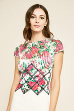 TADASHI SHOJI-JAMEKA FLORAL CREPE GOWN