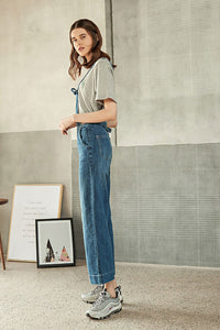 SPAGHETTI STAP OVERALL JEANS