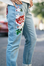 Embroidered Denim Jeans