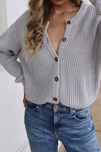 Button Down Reversible Sweater