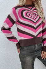 Sweetheart Pattern Sweater