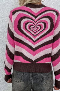 Sweetheart Pattern Sweater