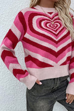 Sweetheart Pattern Sweater