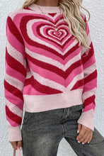 Sweetheart Pattern Sweater
