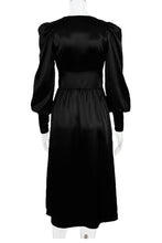 Long Sleeve Empire Waist Fit&Flare Dress
