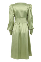 Long Sleeve Empire Waist Fit&Flare Dress