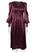 Long Sleeve Empire Waist Fit&Flare Dress