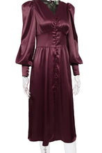 Long Sleeve Empire Waist Fit&Flare Dress