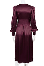 Long Sleeve Empire Waist Fit&Flare Dress