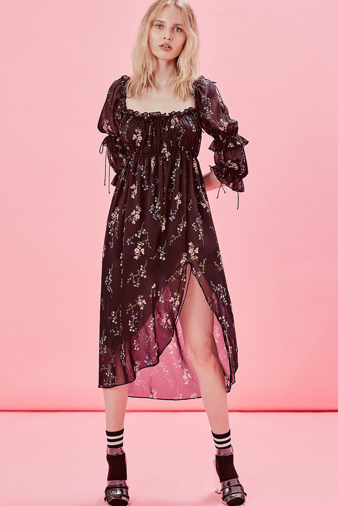 FOR LOVE & LEMONS-NICOLA MIDI DRESS Vicky and Lucas FOR LOVE & LEMONS-NICOLA MIDI DRESS Vicky and Lucas