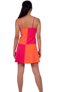Nicole Miller - Color Block Strappy Mini Dress in Size 4