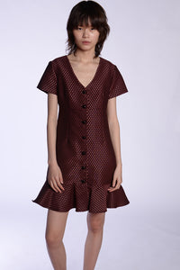 anna sui target international jacquard party dress Floral Jacquard Strapless Dress