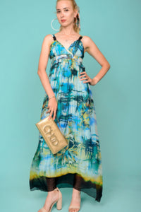 BCBG Maxazria Empire Waist Maxi Dress Vicky and Lucas