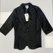 Black Silver Stripe Blazer