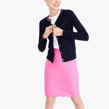 J CREW-TIPED CARYN CARDIGAN SWEATER