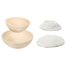 ViBelle 10 Inch and 9 Inch Bread Proofing Basket Set