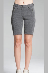 Zipper Shorts - Dk. Grey