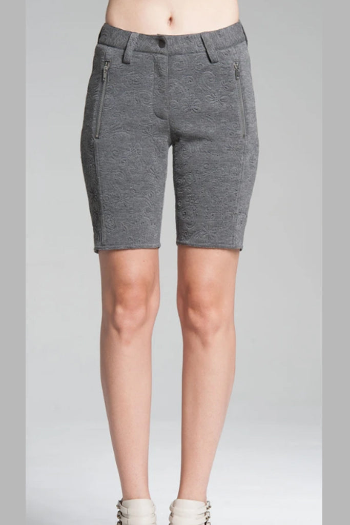 Zipper Shorts - Dk. Grey