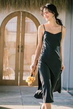 SCANDINAVIA-Spaghetti Strap Backless Formal Dress