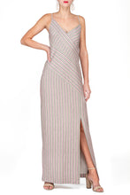 BCBG Maxazria - Stripe Maxi Shift Dress