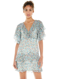 TALULAH-BOUQUET MINI DRESS