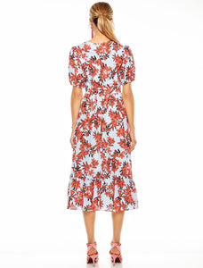 TALULAH - RED SEA MIDI DRESS