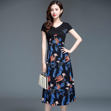 TWO PEARS-Floral Print Dress
