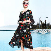 TWO PEARS-Floral A line Dress