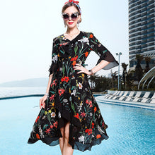TWO PEARS-Floral A line Dress