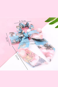 Hair Scrunchies Elastic Hair Bands Hair Scarf Ponytail Cute Colorful Floral Design