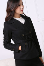 Double Breasted Waist Belted Coat