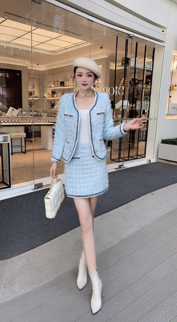 Chanel Style Coat and Skirt Two-piece – and Lucas